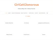 Tablet Screenshot of girlgetglamorous.com